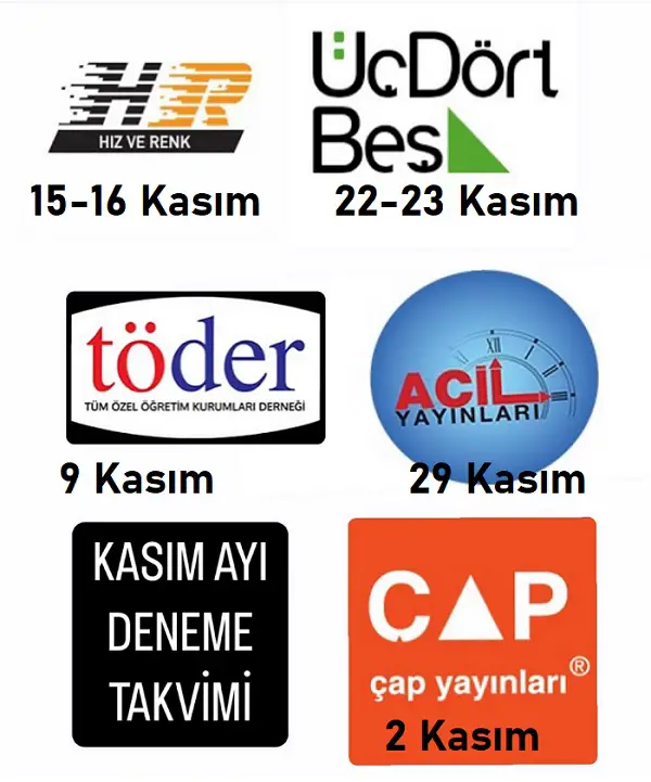2025 Deneme Tarihleri